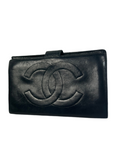 Chanel CC Leather Long Wallet
