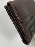 Fendi Zucca Monogram Leather Bifold Wallet