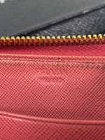 Prada Saffiano Bow leather zippy wallet