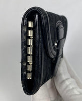 Dior Black Trotter Leather Key Holder