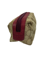 Gucci GG Canvas Momogram Cosmetic Bag