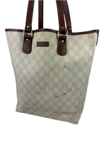 Gucci GG Monogram Leather Tote Bag