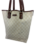 Gucci GG Monogram Leather Tote Bag