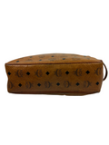 MCM Cognac Leather Clutch Bag