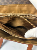 Celine Macadam Leather Shoulder Bag