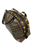 Gucci GG Crest Monogram Shoulder Bag