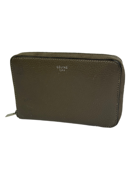 Celine Leather Zippy Wallet