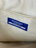 Burberry Check Canvas Tote Bag