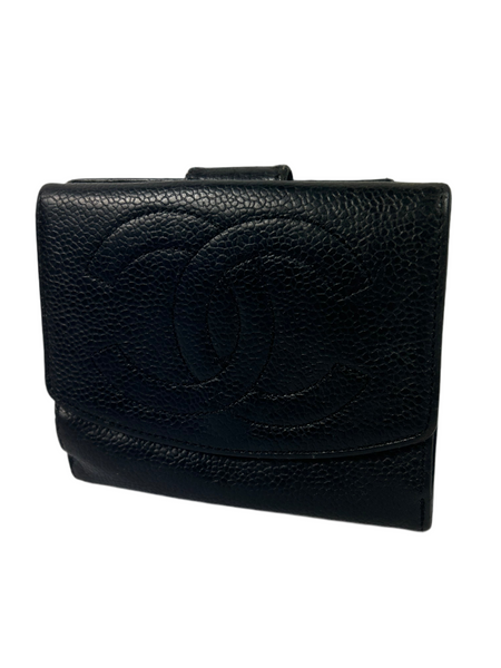 Chanel CC Caviar Bifold Wallet