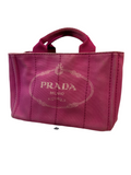 Prada Pink Canapa Hand Bag
