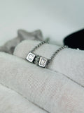 Dior CD Dice Necklace