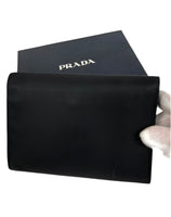 Prada Tessuto Nero Trifold Wallet