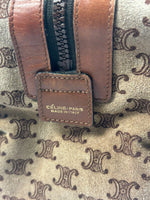 Celine Macadam Canvas Boston Bag