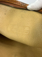 MCM Cognac Leather Clutch Bag