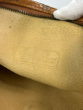 MCM Cognac Leather Clutch Bag