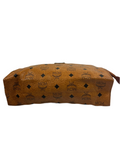 MCM Cognac Leather Clutch Bag