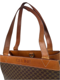 Celine Macadam Leather Shoulder Bag