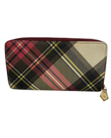 Vivienne Westwood Tartan Orb Zippy Wallet