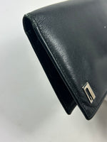 Gucci Black Leather Long Wallet