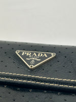 Prada Tessuto Leather Trifold Wallet