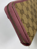 Gucci GG Canvas Monogram zippy wallet