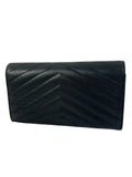 Yves Saint Laurent Leather Long Wallet