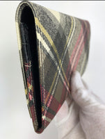 Vivienne Westwood Tartan Orb Long Wallet