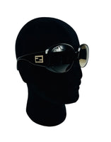 Fendi Encrusted FF Logo Sunglasses