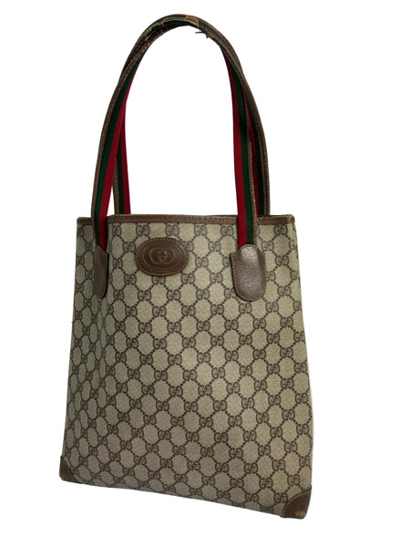 Gucci GG Monogram Leather Tote Bag