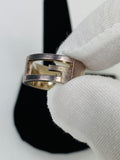 Gucci .925 Silver G Ring Size 8