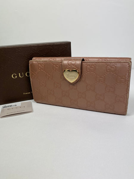 Gucci GG Guccissima leather long wallet