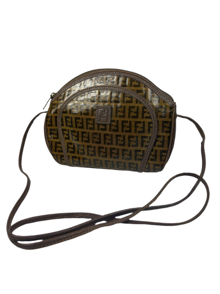 Fendi Zucca Monogram Crossbody Bag