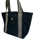 Burberry Striped Tote Bag