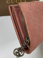 Gucci GG Guccissima leather long wallet