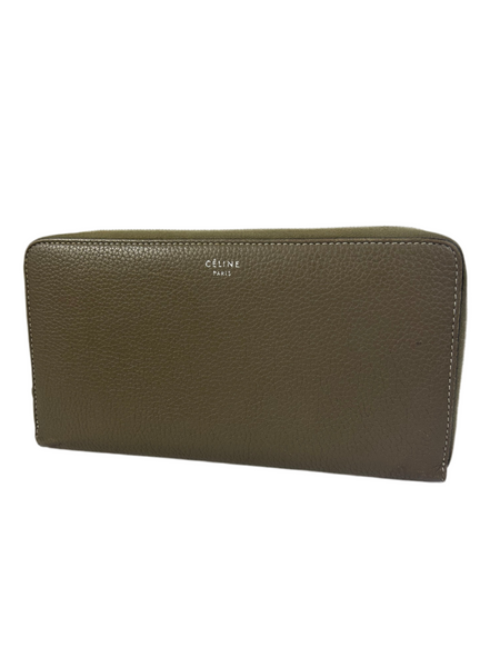 Celine Leather Zippy Wallet
