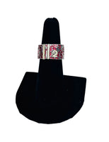 Dior Red Trotter 2 Ring Size 5