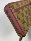 Gucci GG Canvas Monogram zippy wallet