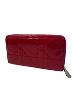 Dior Pink Leather Zippy Wallet