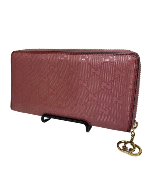 Gucci GG Guccissima leather Charm Zippy wallet