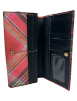 Vivienne Westwood Tartan Orb Long Wallet