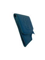 Chanel CC Caviar leather card holder