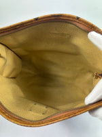 MCM Cognac Leather Clutch Bag