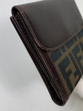 Fendi Zucca Monogram Leather Bifold Wallet