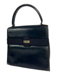 Ferragamo Black Leather Hand Bag