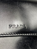 Prada Leather logo trifold wallet