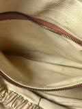 MCM Cognac Leather Clutch Bag