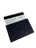 Prada Vitello Bluette Leather Bifold Wallet