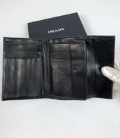 Prada Tessuto Nero Trifold Wallet