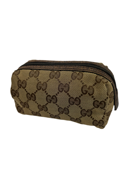 Gucci GG Canvas Monogram Cosmetic Bag
