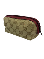 Gucci GG Canvas Momogram Cosmetic Bag